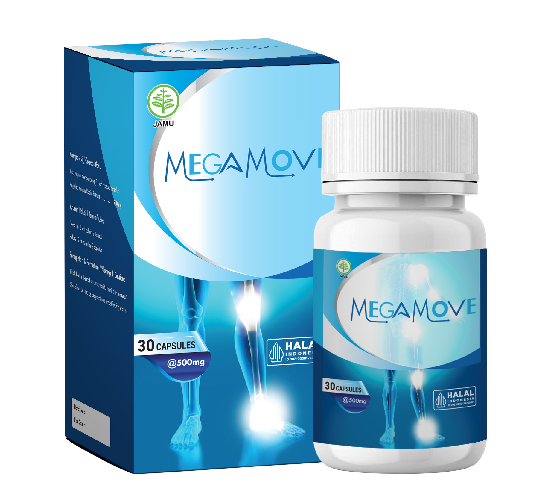 Megamove — suplemen herbal alami untuk sendi sehat